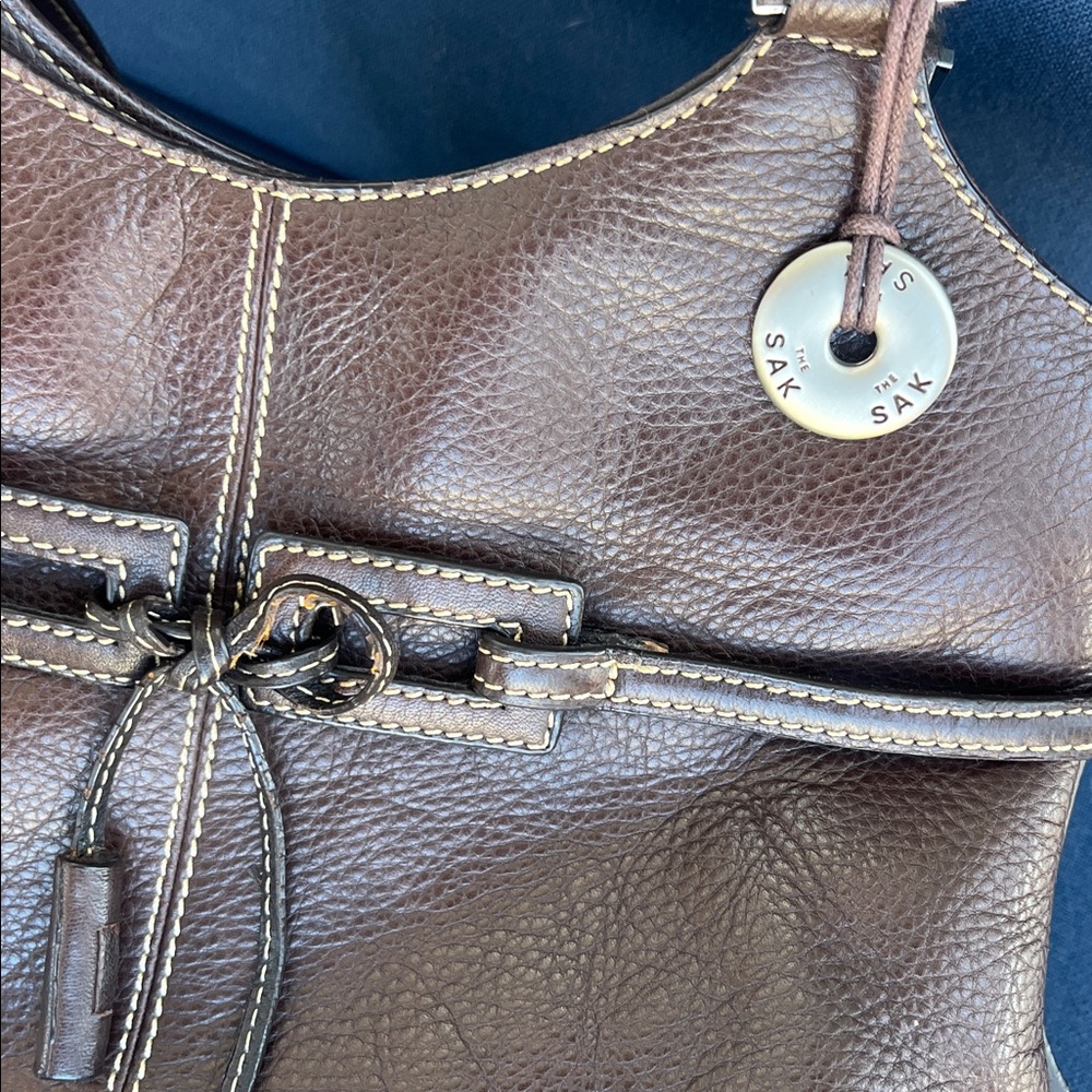 The SAK Elegant Brown Leather Bag - Picture 5 of 6